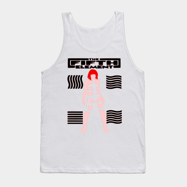 Leeloo The Fifth Element Tank Top by OtakuPapercraft